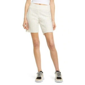 Vero Moda Women's Cable Sweater Knit‎ Shorts In Birch Size XS NWT